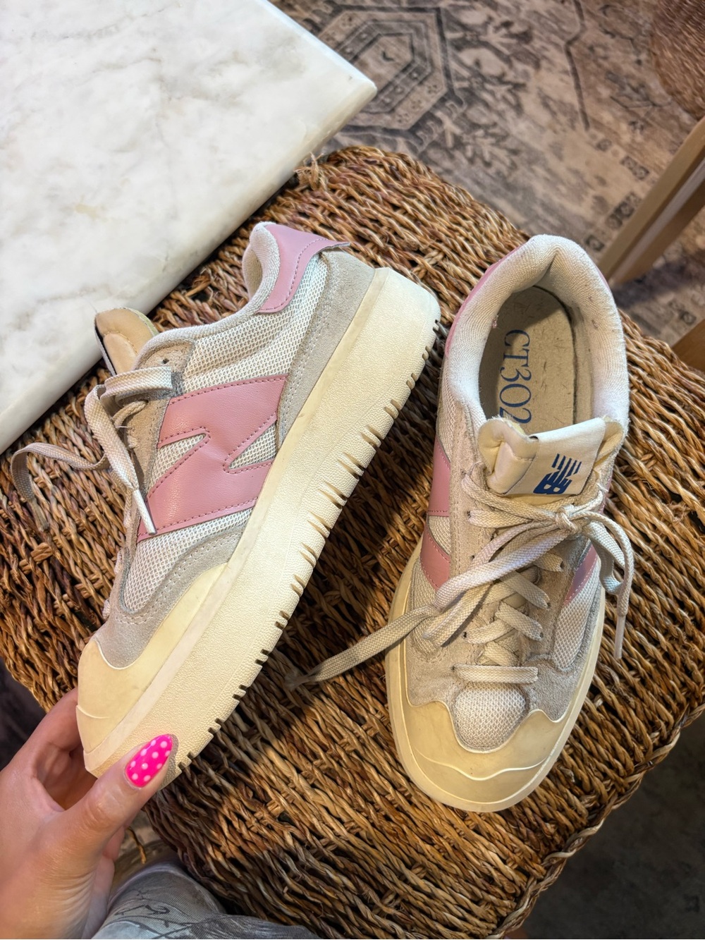 New Balance CT302 chunky platform Sneakers size 8.5 womens size 7 mens - Picture 6 of 13